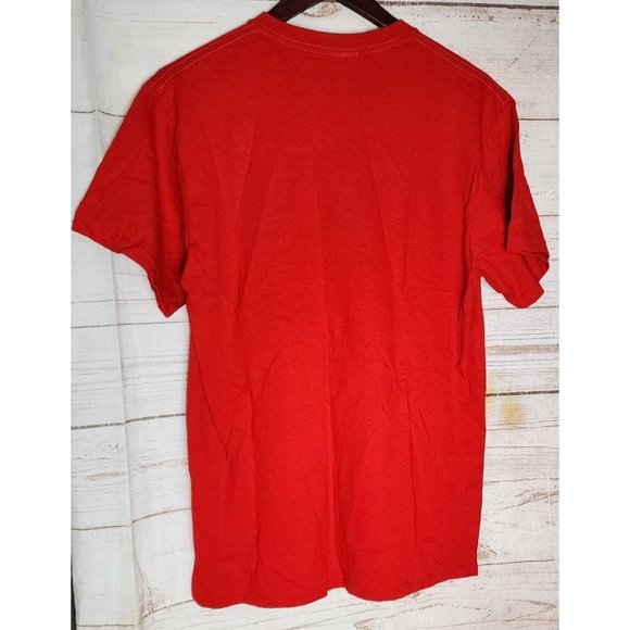 Delta Pro Weight Men's Medium Red Cotton Boston Baseball T-Shirt - Yawkey Way - Picture 2 of 9